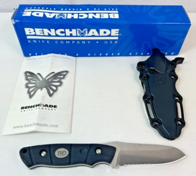 Cuchillo de buceo/rescate fluvial (R&R) hecho en banco 100SH20 DESCONTINUADO RARO - ¡NUEVO!!!! Foto 1 de 4