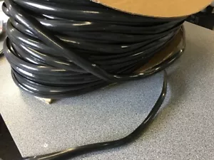 17mm HERZIM TRIM CARAVAN MOTORHOME AWNING RAIL INFILL COVER 115 BLACK PER METER - Picture 1 of 2