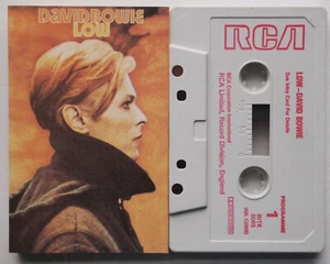 DAVID BOWIE - LOW (RCA INTK5065) 1980s UK CASSETTE TAPE REISSUE RED PRINT /2 - Picture 1 of 3