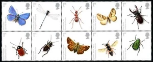 GB 2008, Insectos Serie Completa, A VALOR FACIAL, Nuevos MNH **, SG 2831/40 - Imagen 1 de 1