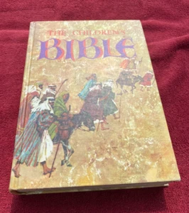 vintage the children's bible golden press hard cover 1965 illustrations - Picture 1 of 18