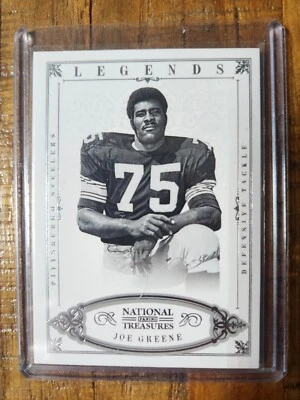 2012 Panini National Treasures Legends Base Joe Greene 46/99 - Image 1 of 2