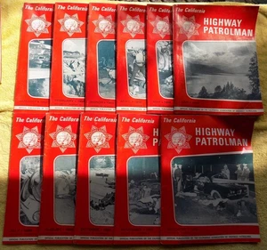 The California Highway Patrol Magazine - Lot of 11 Issues From 1968 - Picture 1 of 4