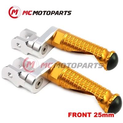 For Yamaha YZF 600 R THUNDERCAT 96-03 02 MPRO 25mm Lowering GOLD Rider Foot Pegs Foto 1 de 4