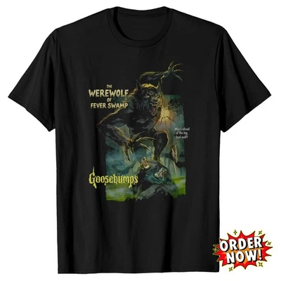 The Werewolf of Fever Swamp Goosebumps T-Shirt Iconic Horror Book Fan Tee Gift - Image 1 of 4