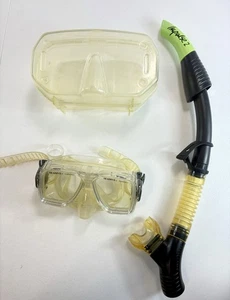 Aqualung Impulse 2 Flex Dive Snorkel Black/green & Seadive Goggles Bundle - Picture 1 of 16