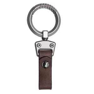 EDC Titanlegierung + Leder tragbar Auto Universal Schlüsselanhänger hängende Schnalle Werkzeug - Bild 1 von 16