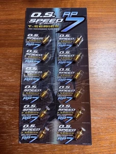 O.S Speed Glow Plug Gold RP7 T-Series 12 pieces - Picture 1 of 1