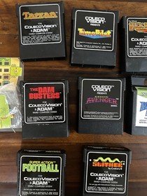 ColecoVision Adam Games Lot of 10 Must See Games
