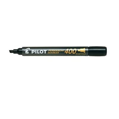 Pilot sca-400-b – Pack of 12 Permanent Markers, Chisel Tip, Black - Image 1 of 4