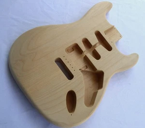 Strat Stratocaster Guitar Body 2 pcs Centre Joined Alder SSH Unfinish 1.84kg - Picture 1 of 13