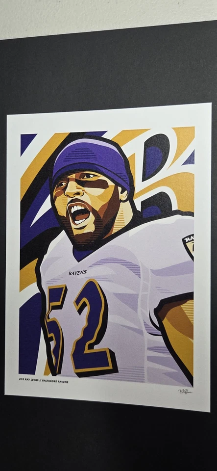 Ray Lewis Baltimore Ravens - Fútbol 5x7 Estampado Foto 1 de 1
