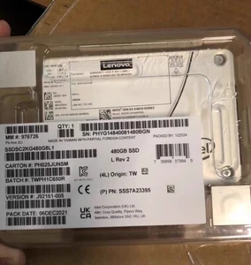 Lenovo Intel SSD D3-S4610 Series 480GB SSDSC2KG480G8L Solid State Drive - Picture 1 of 2