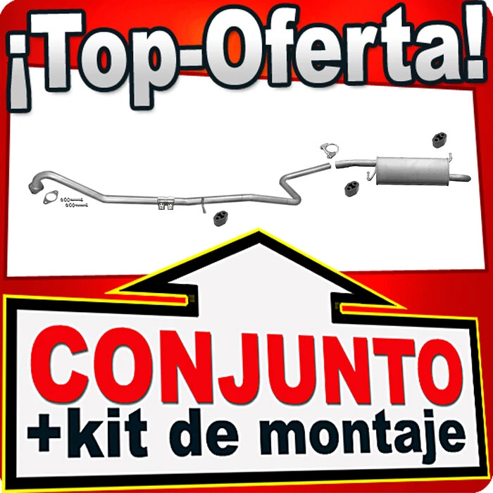 Silienciador para FORD FIESTA 1.4 TDCI Hatchback 68HP 12.2005-06.2008 - Imagen 1 de 1