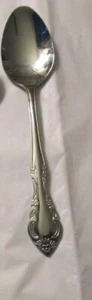 ROYAL HOUSEHOLD Crown Stainless Steel Place/Dinner/Oval Soup Spoon 7 3/8" - Picture 1 of 2