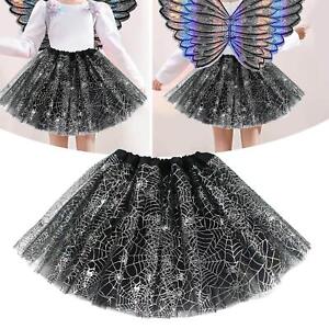 Halloween Tulle Tutu Skirt Classic Ballet Dance Costume Party Layered Dress