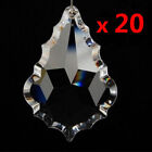 20PCS Clear Chandelier Glass Healing Crystal Jewelry Prisms Lighting Parts 38mm