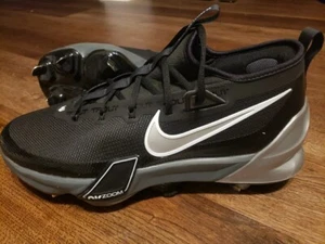 Size 8 Nike Force Zoom Trout 9 Elite Metal Baseball Cleats Black FB2906-003 Mens - Picture 1 of 7