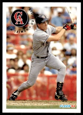 1994 Fleer 69 Tim Salmon California Angels Baseball Card - Image 1 of 2