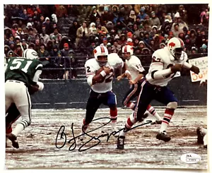 OJ Simpson, BILLS!! Signed Autographed 8X10 Photo JSA LOA - Picture 1 of 3
