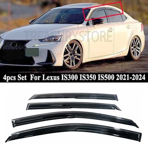 For Lexus IS300 IS350 IS500 21-24 Mugen Style Window Visor Rain Guards Deflector - Bild 1 von 7