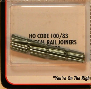 NEW HO Atlas 170 Code 83/100 Nickel Silver Rail Joiners 48 Ct - Picture 1 of 2