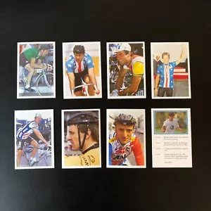 A Question of Sport Cycling 8 Card Lot Greg LeMond Sean Kelly Boyer Gorski - Picture 1 of 7
