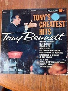 Tony Bennett - Tony’s Greatest Hits  CL 1229  6 eye Vinyl LP 1958 VG - Picture 1 of 6