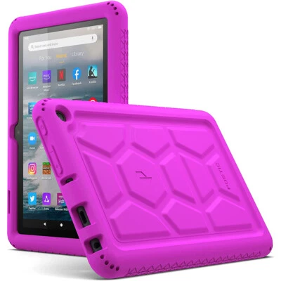 For Amazon Fire 7 Tablet Case 2022 | Poetic Soft Silicone Cover Purple - Image 1 of 4