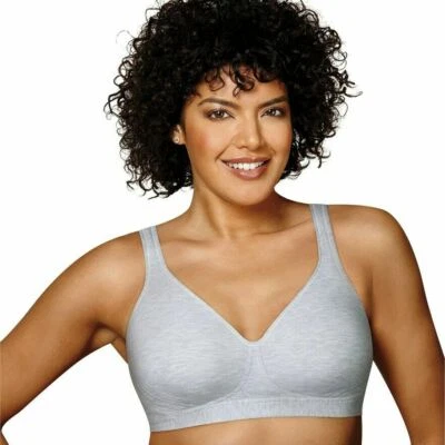 Playtex 18 Hr Ultimate Lift Wire-Free Cotton Bra 474C Heather Sz.38,40,42,44,46 - Image 1 of 4