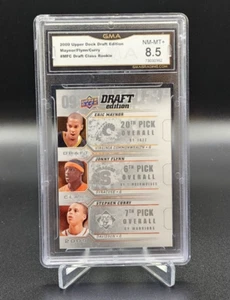 Steph Curry RC 2009 Upper Deck Draft Edition Jonny Flynn Eric Maynor GMA 8.5 - Picture 1 of 4