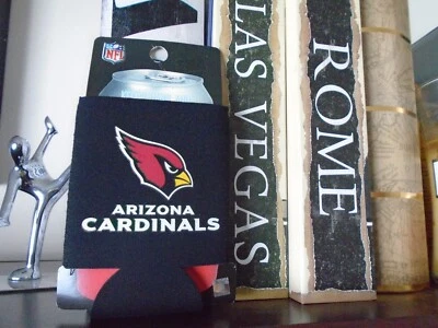 Arizona Cardinals Team NFL Football Wetsuit Rubber Kolder Kaddy Black Can Holder - Image 1 of 3