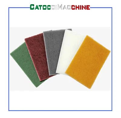 ROSVER PANNO ABRASIVO SCOTCH BRITE 150X230 PER LA PREPARAZIONE DELLE SUPERFICI PZ 10
