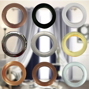 10 X 42mm Plastic Eyelets Rings Clips Grommets Home Party Function Curtain Decor