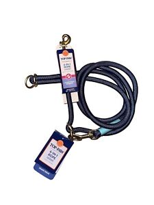 Top Paw 6-in-1 Blue Dog Rope Leash NWT