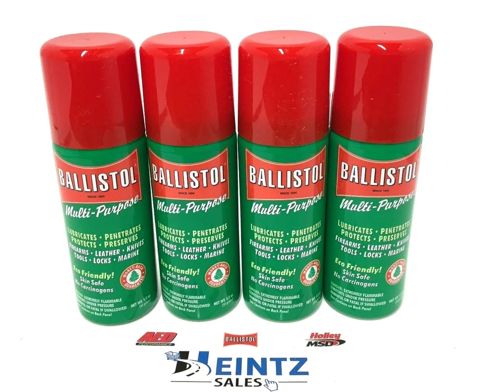Pistola limpiadora de aceite lubricante multiusos Ballistol - LOTE DE 4-1,5 oz lata de aerosol  Foto 1 de 1