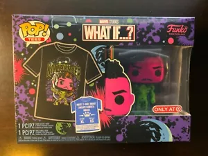 Funko Pop! Tees XL T-Shirt What If..? Killmonger 989 Target Exclusive Vinyl NEW - Picture 1 of 2