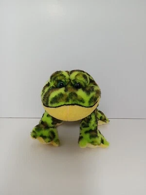 Ganz Webkinz Bullfrog Plush Green Frog Spots Stuffed Animal Toy No Code HS114 - Image 1 of 4