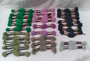 Laine Colbert DMC 100% Virgin Wool Tapestry Needlepoint Yarn France - 29 Asst'd - Picture 1 of 15