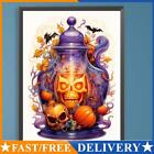 Paint By Numbers Kit Diy Oil Art Halloween Magic Potion Picture Decor 30X40cm