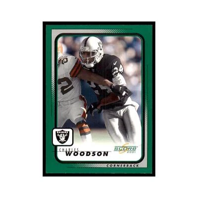 Tarjeta de fútbol americano Charles Woodson 2001 Score #150 casi nueva Foto 1 de 3