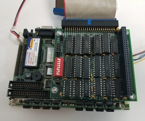 Advantech PCM-1823 Rev.B1 02-1 Industriecomputer mit Speicher & PC104-AC5 Karte - Bild 1 von 13