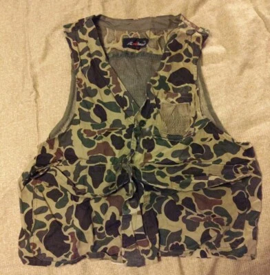 Vintage Redhead Hunting Vest Men's Small Woman's Medium Frogskin Camo Game - Image 1 of 4