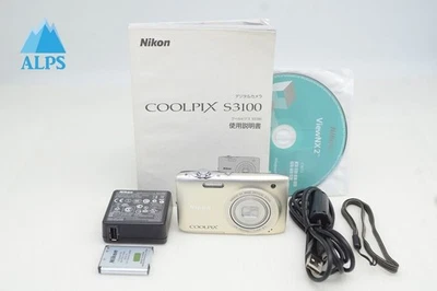 [Mint] Nikon COOLPIX S3100 14.0MP Compact Digital Camera Silver #251101w - Image 1 of 4