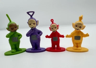 Juego de cuatro figuras de PVC Teletubbies vintage años 90 Foto 1 de 4