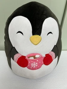 Luna the Christmas Penguin 2025 Squishmallows Release Hot Cocoa 16 inch NEW - Picture 1 of 2