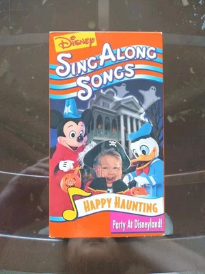 Disney Sing Along Songs: Happy Haunting (VHS) Halloween - Mickey Mouse  - Image 1 of 4