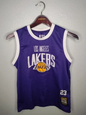 Lakers Youth Ultra Game NBA Jersey Boys Size 14-16 Embroidered James 23 B1 - Image 1 of 4