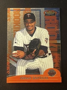 2000 Finest #262 Johan Santana #/3000 - Picture 1 of 2