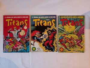 3 COMICS TITANS 23 24 26 ANNEES 79/80 - Imagen 1 de 4